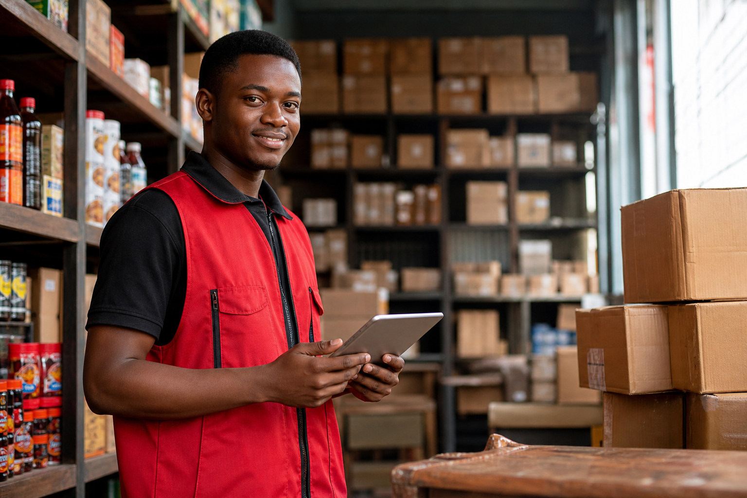 Benlock-Sales helping a retail and warehouse team work together